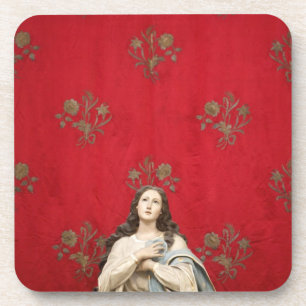 Virgin statue in a Spaccanapoli church, Naples Coaster