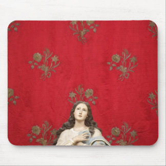 Virgin statue in a Spaccanapoli church, Naples Mouse Pad