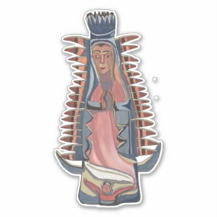 Virgin Virgin Mary Our Lady of Guadalupe painting Sticker