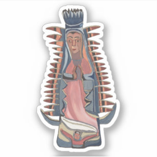 Virgin Virgin Mary Our Lady of Guadalupe painting Sticker