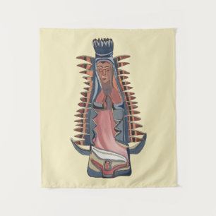 Virgin Virgin Mary Our Lady of Guadalupe painting Tapestry
