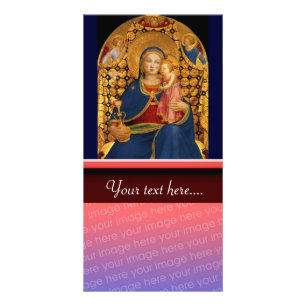 VIRGIN WITH CHILD AND ANGELS 2 CARD