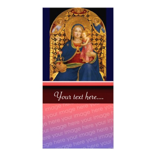 VIRGIN WITH CHILD AND ANGELS 2 CARD