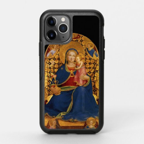 VIRGIN WITH CHILD AND ANGELSblue black  OtterBox Symmetry iPhone 11 Pro Case