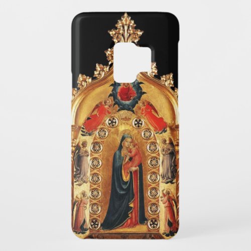 VIRGIN WITH CHILD AND ANGELS GOLD SACRED ART ICON Case_Mate SAMSUNG GALAXY S9 CASE
