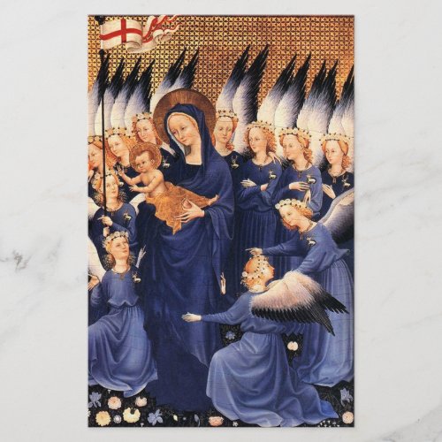 VIRGIN WITH CHILD AND ANGELS STATIONERY