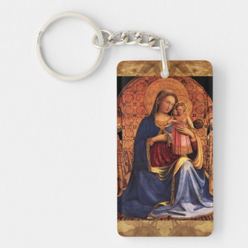 VIRGIN WITH CHILD AND SAINTS 2 KEYCHAIN