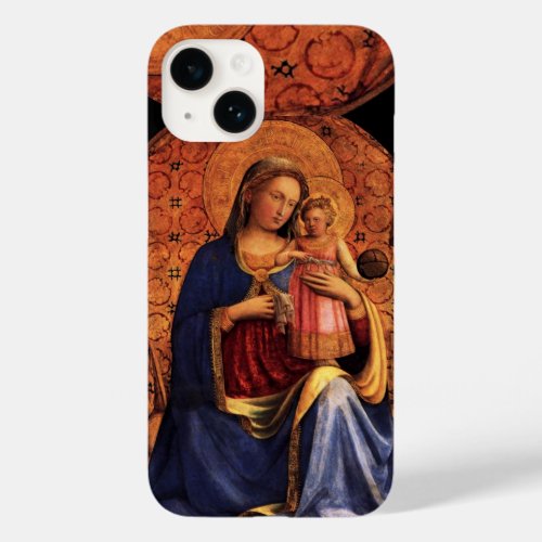 VIRGIN WITH CHILD AND SAINTS blue black  Case_Mate iPhone 14 Case