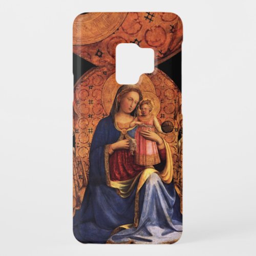 VIRGIN WITH CHILD AND SAINTS blue black   Case_Mate Samsung Galaxy S9 Case