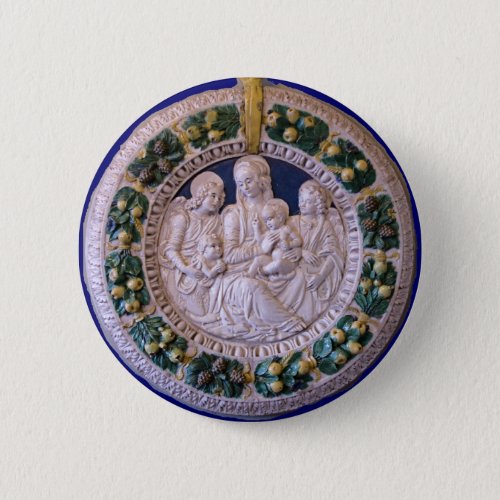 VIRGIN WITH CHILD AND SAINTS BUTTON