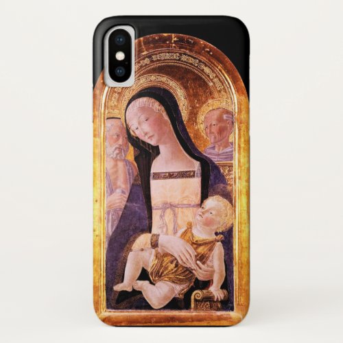 VIRGIN WITH CHILD AND SAINTS iPhone XS CASE