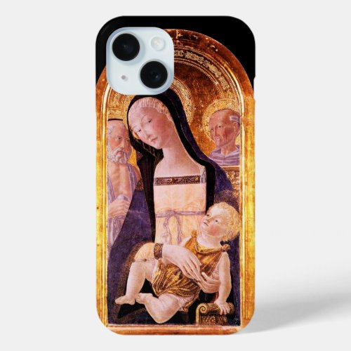 VIRGIN WITH CHILD AND SAINTS iPhone 15 CASE
