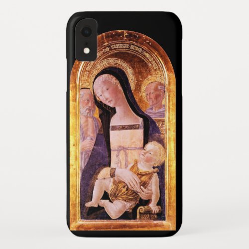 VIRGIN WITH CHILD AND SAINTS iPhone XR CASE