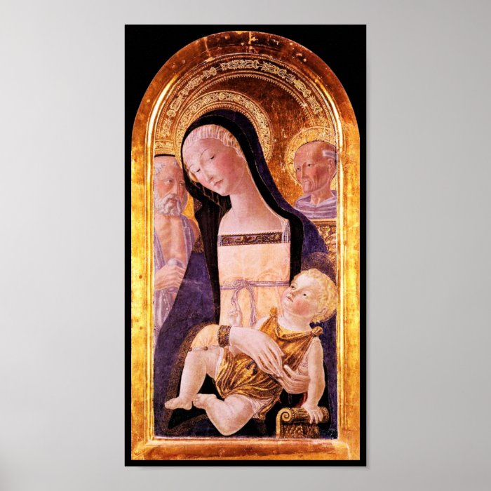 VIRGIN WITH CHILD AND SAINTS PRINT