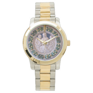 VIRGIN WITH CHILD AND SAINTS Round Watch
