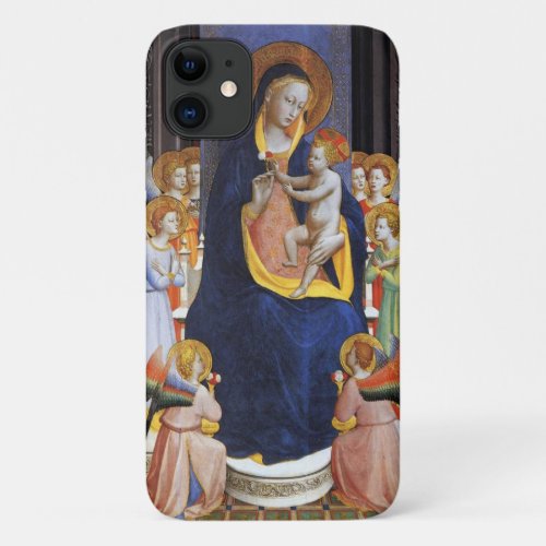 VIRGIN WITH CHILDANGELS AND SAINTS iPhone 11 CASE