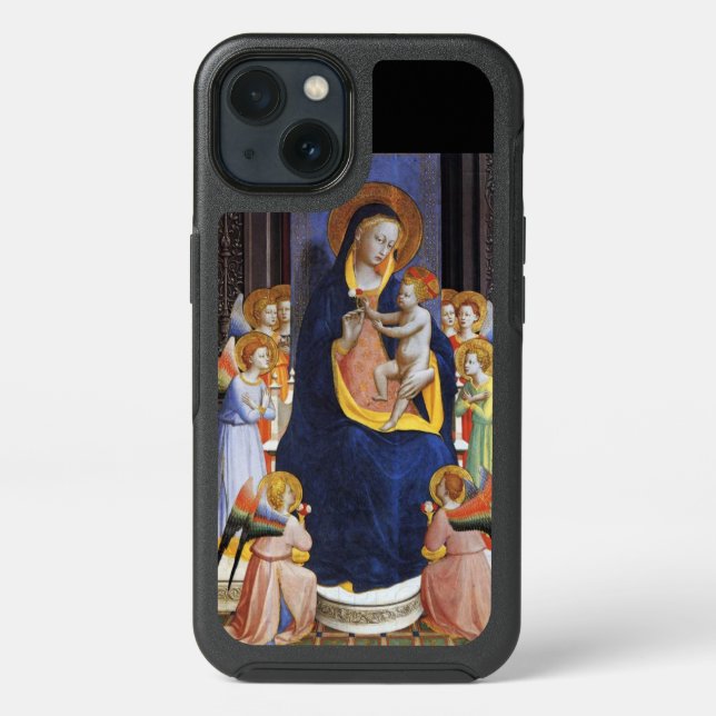 VIRGIN WITH CHILD,ANGELS AND SAINTS OTTERBOX iPhone CASE (Back)