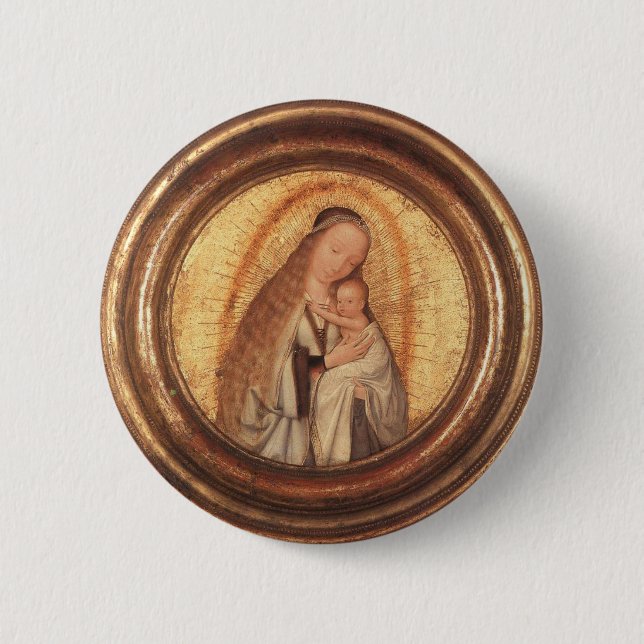 VIRGIN WITH CHILD BUTTON (Front)