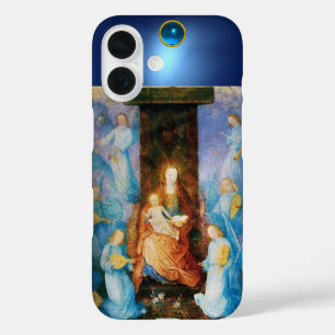 VIRGIN WITH CHILD CONCERT OF ANGELS, Blue Gemstone iPhone 16 Case