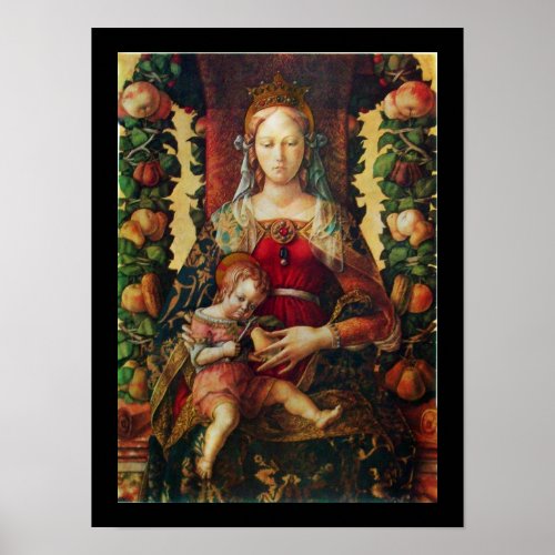 VIRGIN WITH CHILD particular 2 Poster
