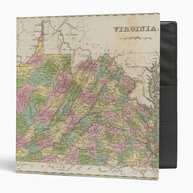Virginia 3 Ring Binder (Front/Inside)