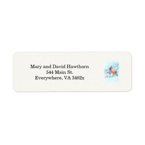 Virginia address label