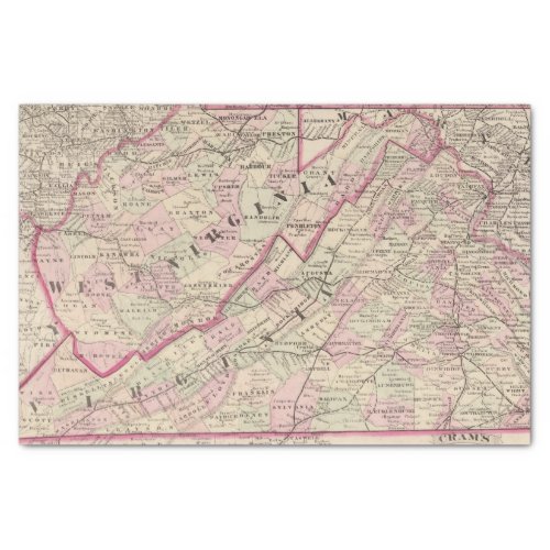 Virginia and West Virginia Tissue Paper