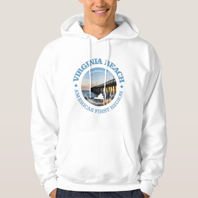 Virginia Beach (B) Hoodie (Front)