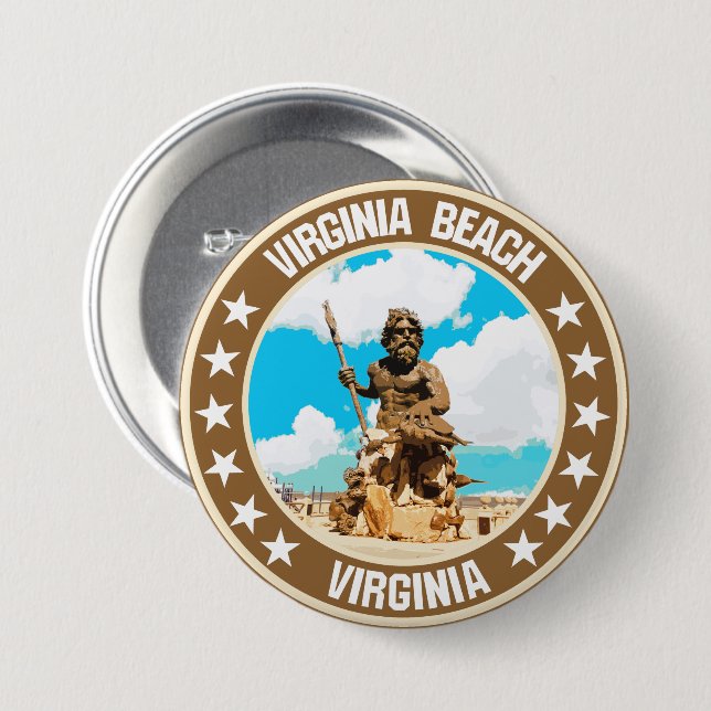 Virginia Beach                                     Button (Front & Back)