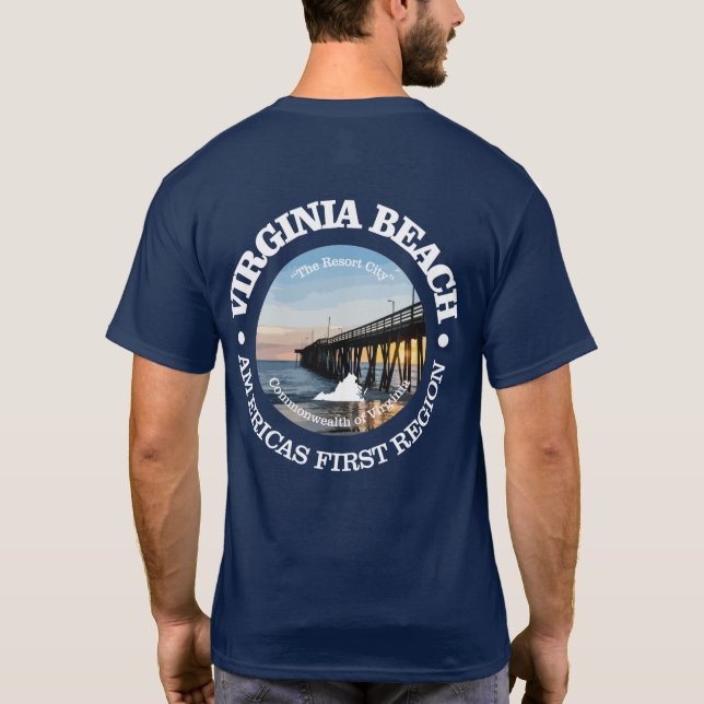 Virginia Beach (C) T-Shirt (Back)