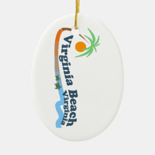 Virginia Beach. Ceramic Ornament