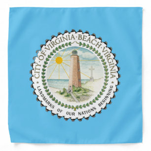 Virginia Beach City flag Bandana