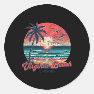Virginia Beach Classic Round Sticker