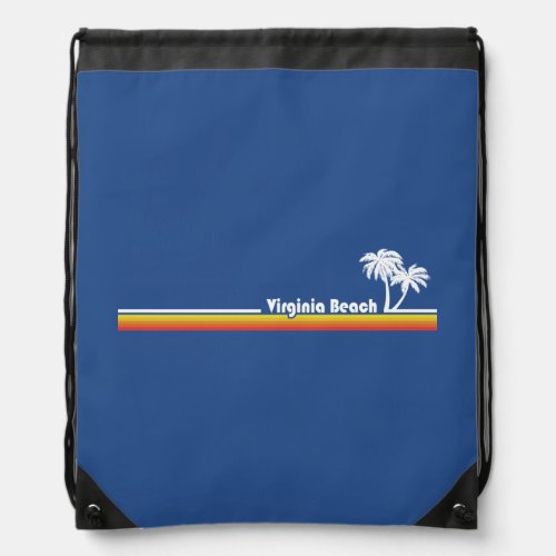 Virginia Beach Drawstring Bag