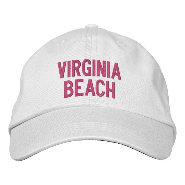 VIRGINIA BEACH EMBROIDERED BASEBALL CAP (Front)