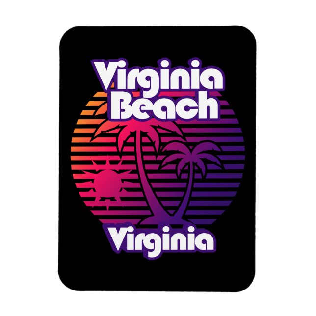 Virginia Beach Magnet (Vertical)