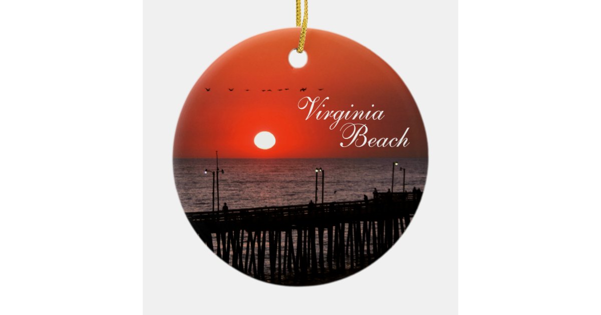 Virginia Beach Ornament Zazzle