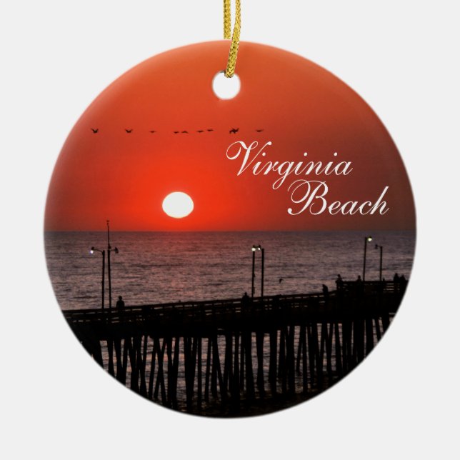 Virginia Beach Ornament (Front)
