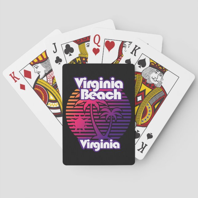 Virginia Beach Poker Cards (Back)