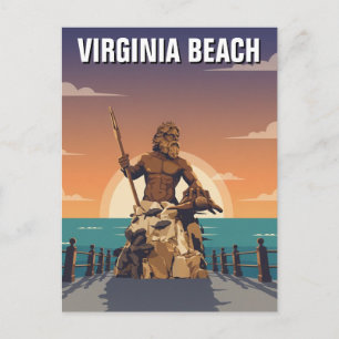 Virginia Beach Travel Postcard