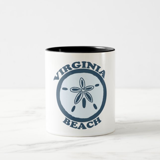 Virginia Beach. Two-Tone Coffee Mug (Center)