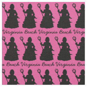 Virginia Beach VA Neptune Statue Sculpture Fabric