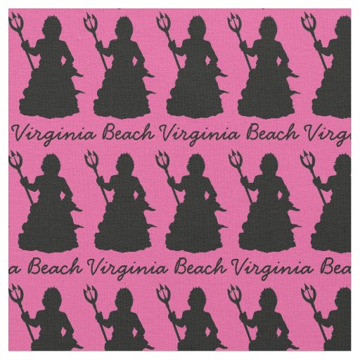 Virginia Beach VA Neptune Statue Sculpture Fabric