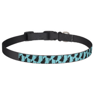 Virginia Beach, VA Neptune Statue Silhouette Pet Collar