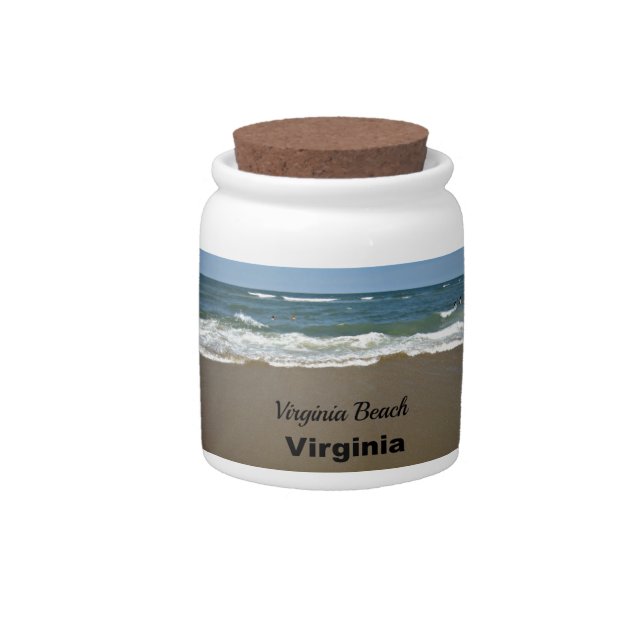 Virginia Beach, Virginia Candy Jar (Front)
