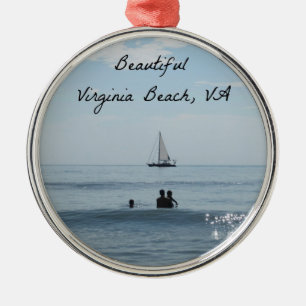 Virginia Beach, Virginia Metal Ornament