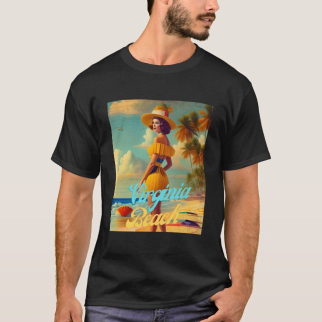 Virginia Beach Virginia Parasdise Beautiful T-Shirt (Front)