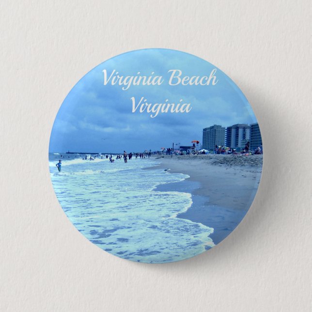 Virginia Beach, Virginia Pinback Button (Front)