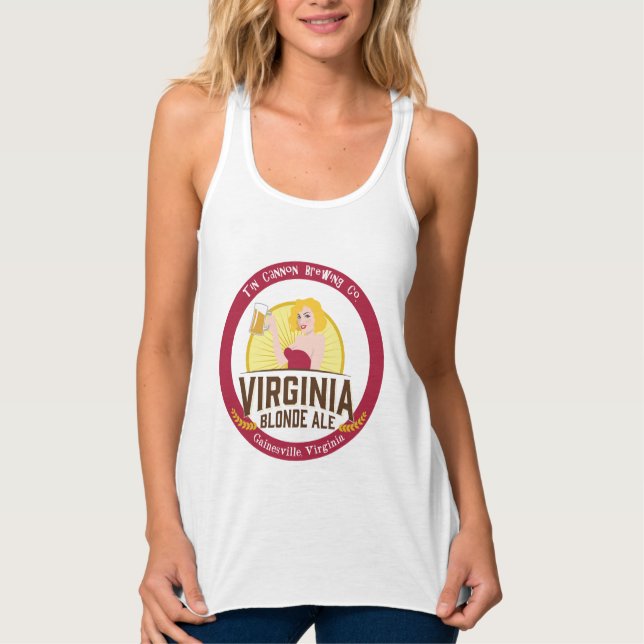 Virginia Blonde Tank Top (Front)