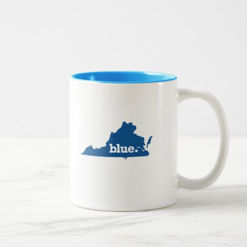 VIRGINIA BLUE STATE Two_Tone COFFEE MUG